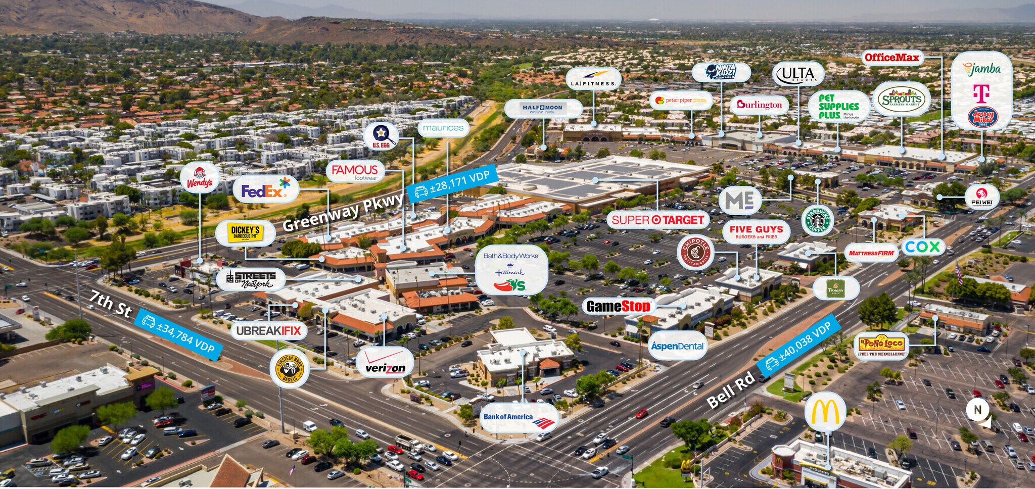 N 7th St @ E Bell Rd, Phoenix, AZ for Rent