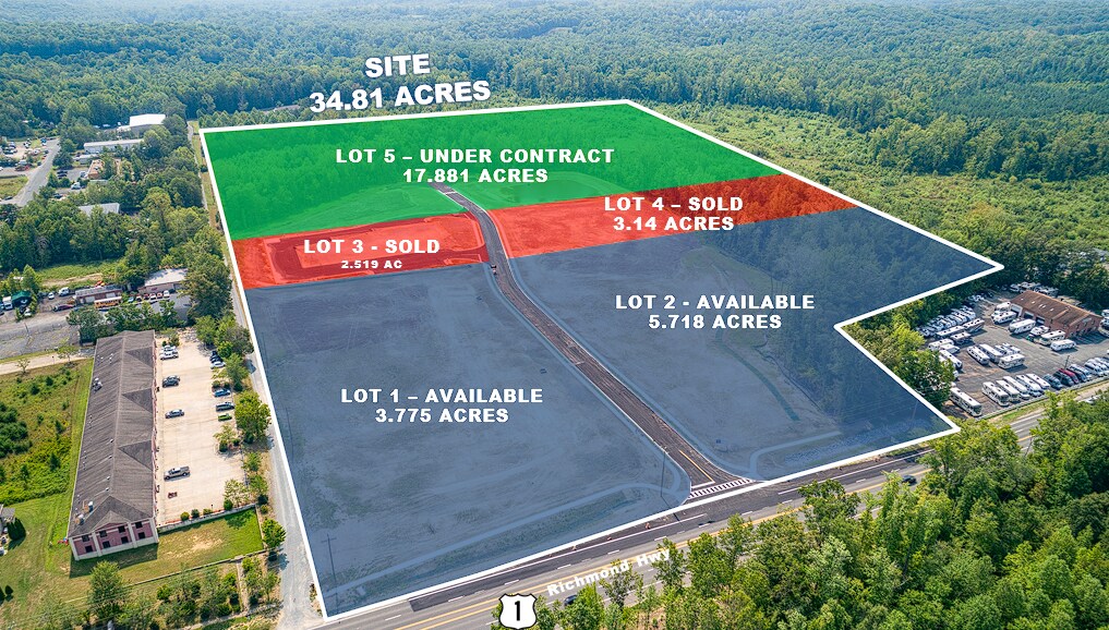 Richmond Hwy & Musante Ln, Fredericksburg, VA for Rent