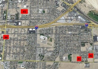 Four multi-family zoned parcels