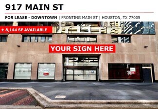 Houston, TX Retail - 917 Main St