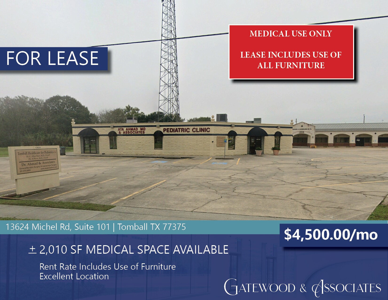 13624 Michel Rd, Tomball, TX for Rent