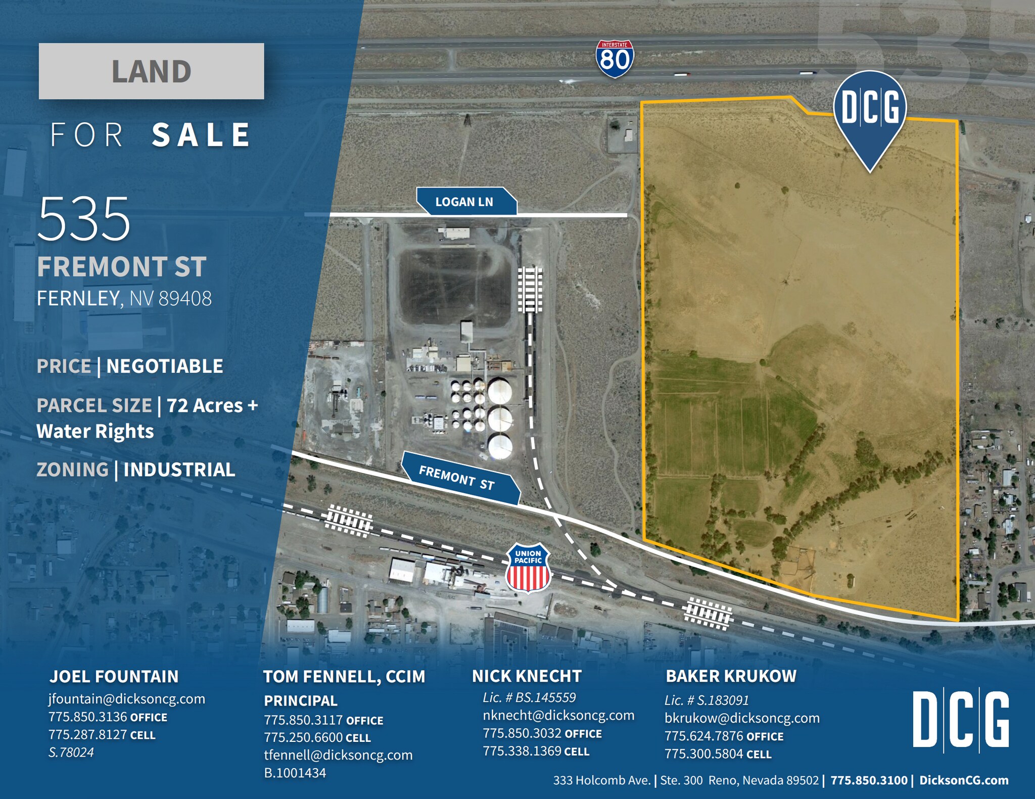 535 Fremont St, Fernley, NV for Sale