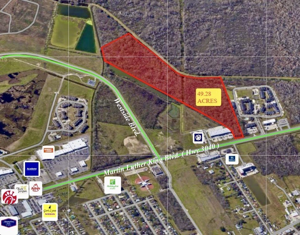 1799 Martin Luther King blvd Houma, LA 70360 Land Property for Sale