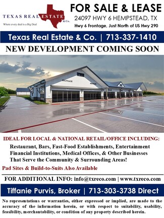 Hempstead, TX Retail, Industrial - 24097 Highway 6