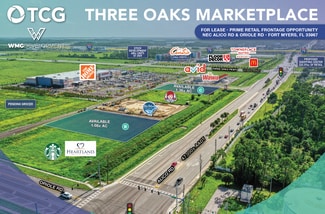 Fort Myers, FL Commercial Land - 17001 Three Oaks Marketplace Dr