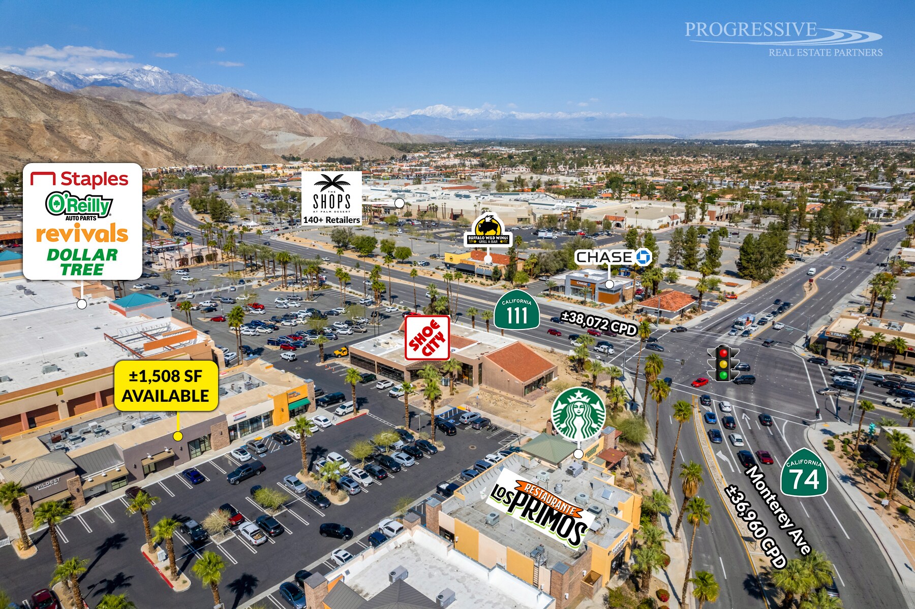 72990 El Paseo, Palm Desert, CA for Rent