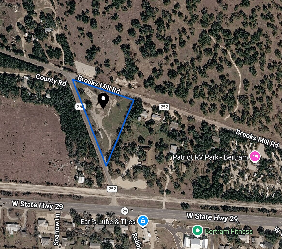 1100 Brooks Mill Rd, Bertram, TX for Sale