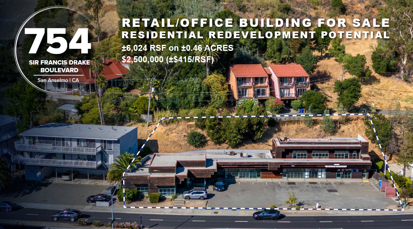 754 Sir Francis Drake Blvd, San Anselmo, CA for Sale