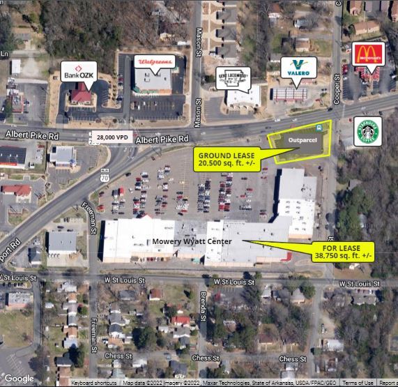 1301 Albert Pike Rd Hot Springs National Park, AR 71913 Land Property