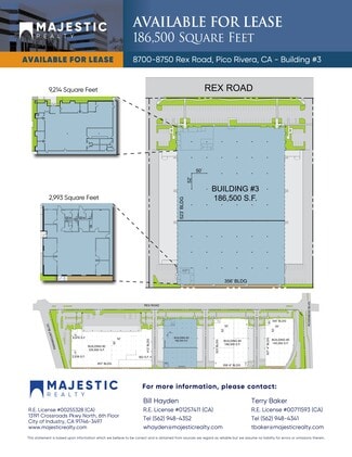 Pico Rivera, CA Industrial - 8700-8750 Rex Rd