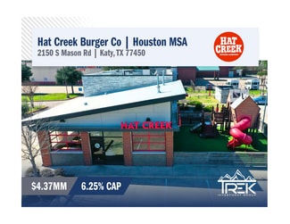 Katy, TX Freestanding - 2150 S Mason Rd Katy, TX Freestanding - 2150 S Mason Rd