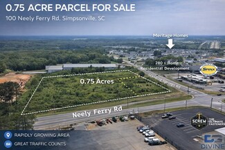 Simpsonville, SC Commercial Land - 100 Neely Ferry Rd Simpsonville, SC Commercial Land - 100 Neely Ferry Rd