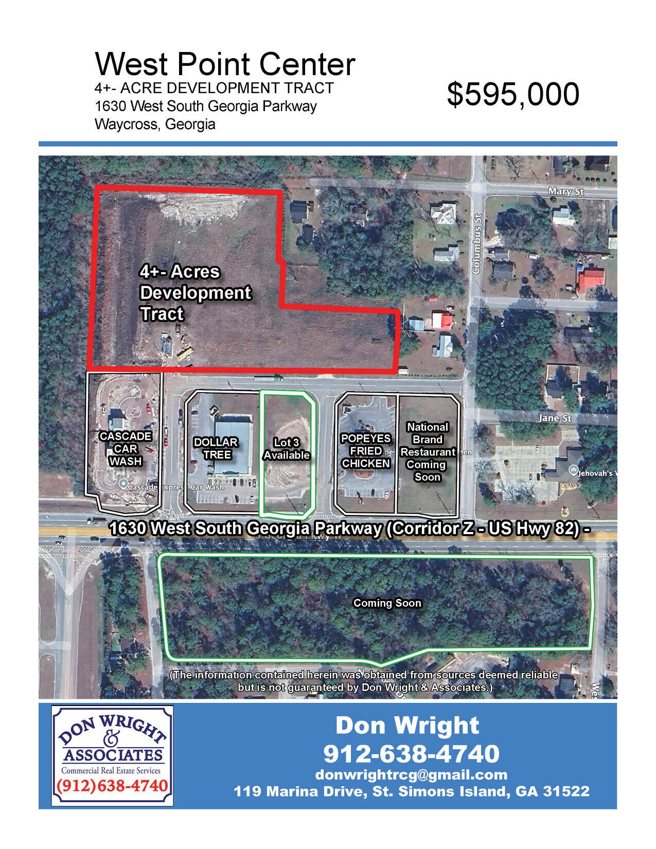 1630 W. South Georgia Pky, Waycross, GA for Sale
