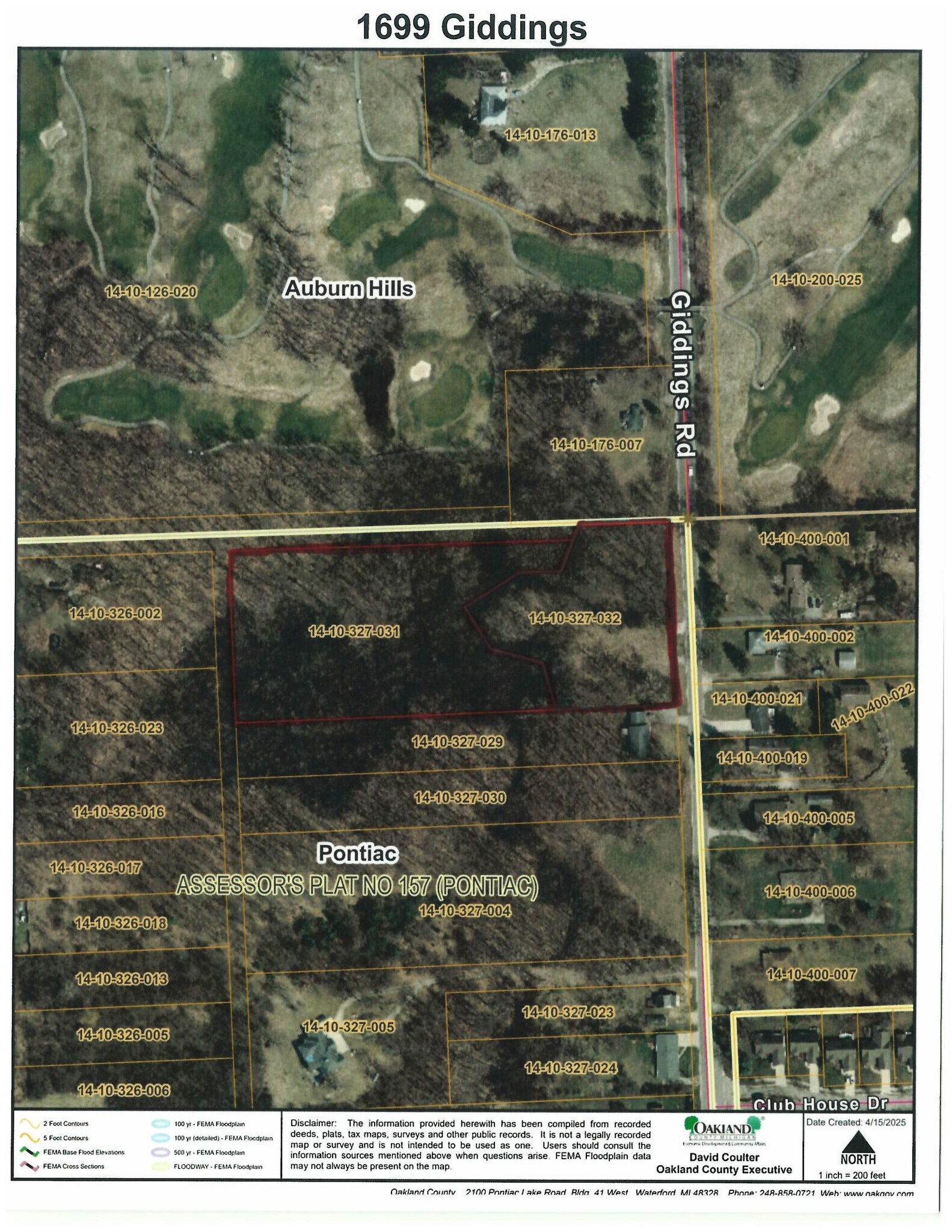 1699 Giddings Rd, Pontiac, MI for Sale