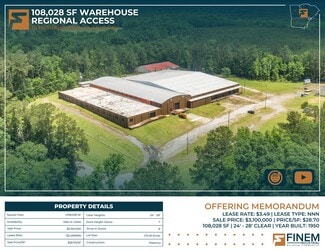 Saluda, SC Warehouse - 121 Trotter Industrial Ln