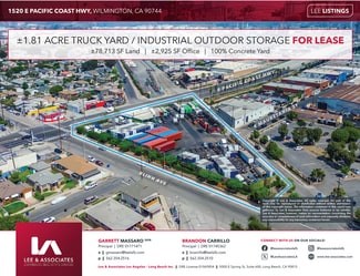 Wilmington, CA Commercial Land - 1520 E Pacific Coast Hwy