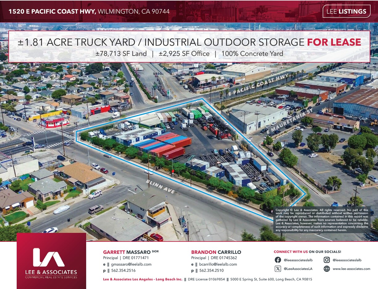 1520 E Pacific Coast Hwy, Wilmington, CA for Rent