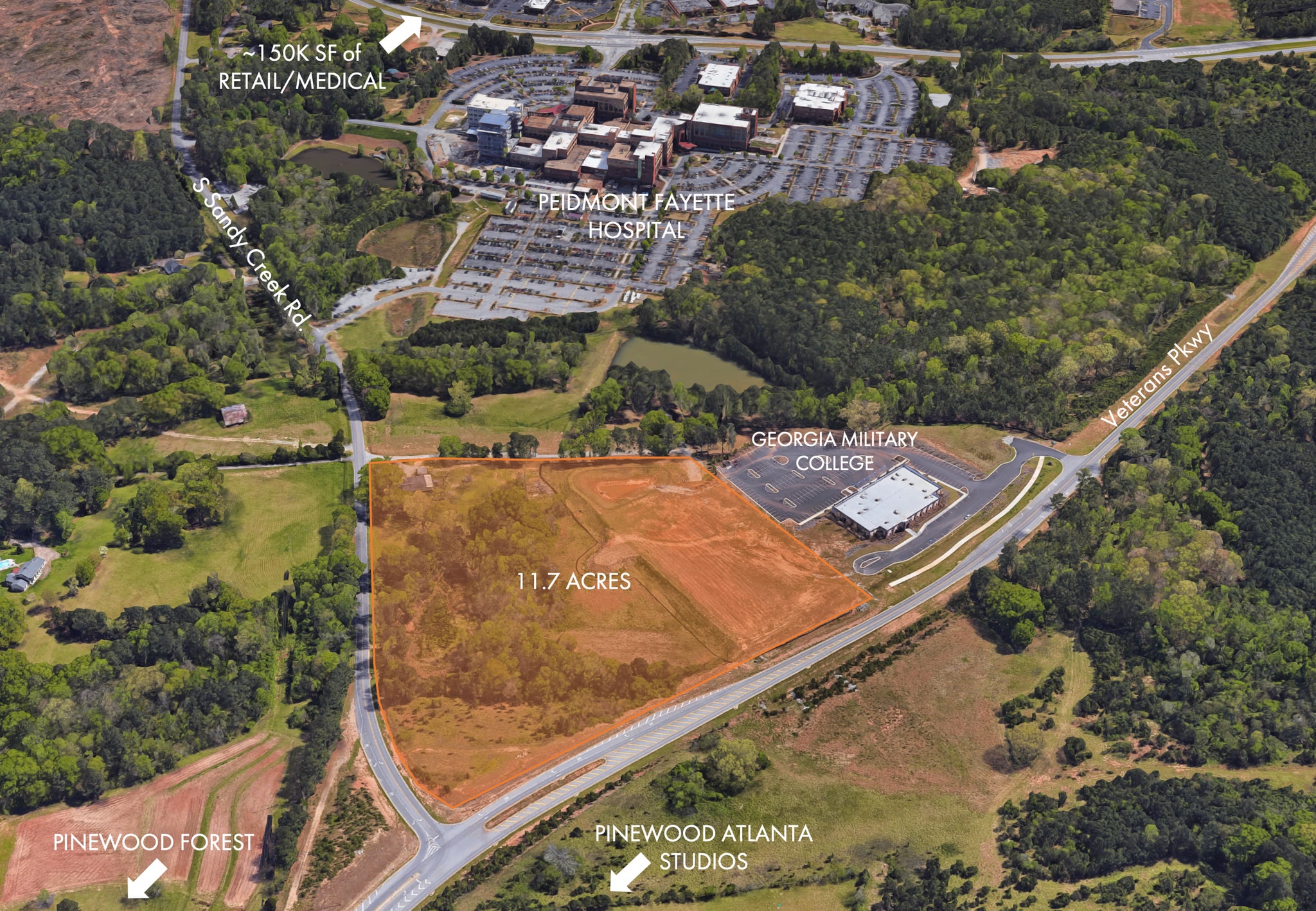 Veterans Pkwy Sandy Creek Road Fayetteville, GA 30214 Land Property