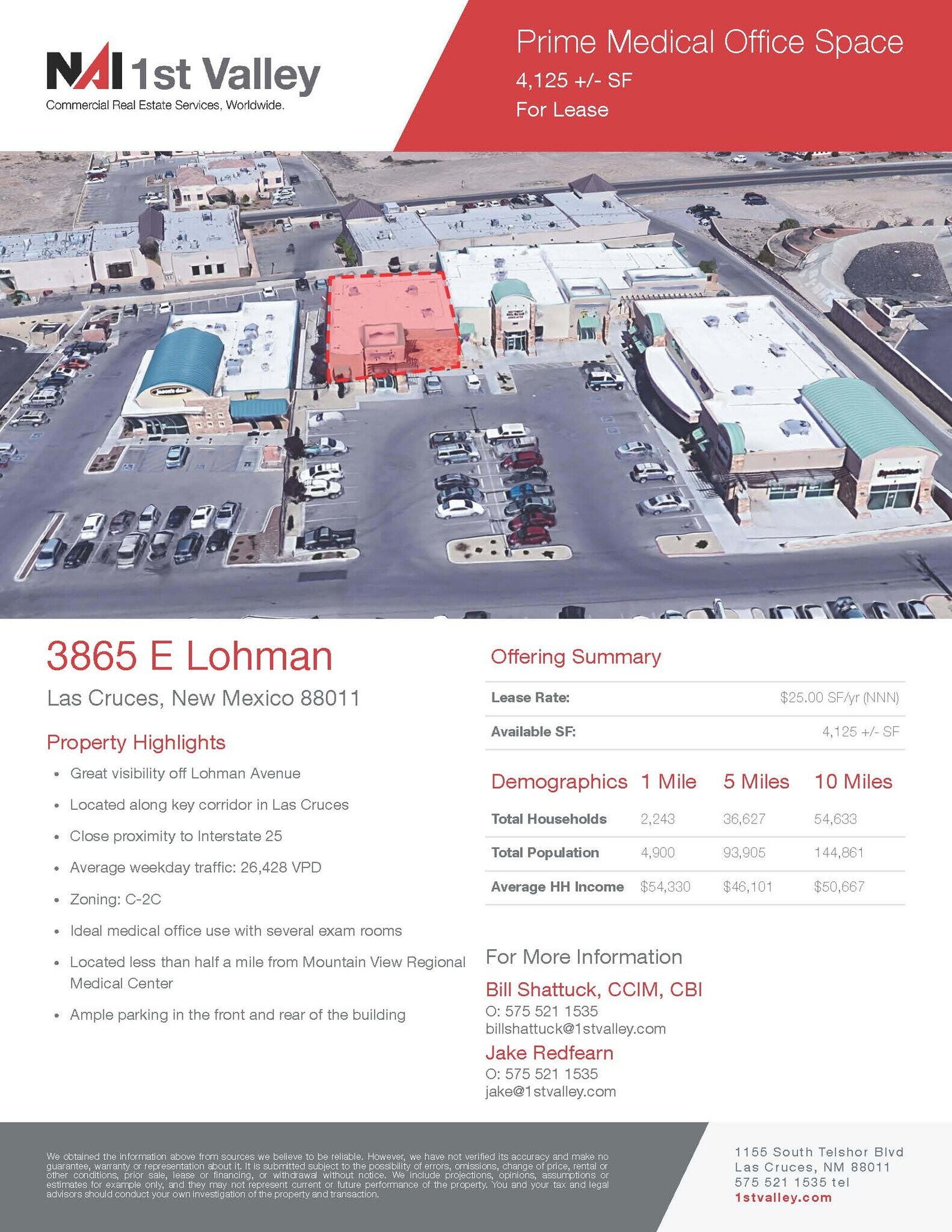 3865 E Lohman Ave Las Cruces, NM 88011 Office Property for Sale on