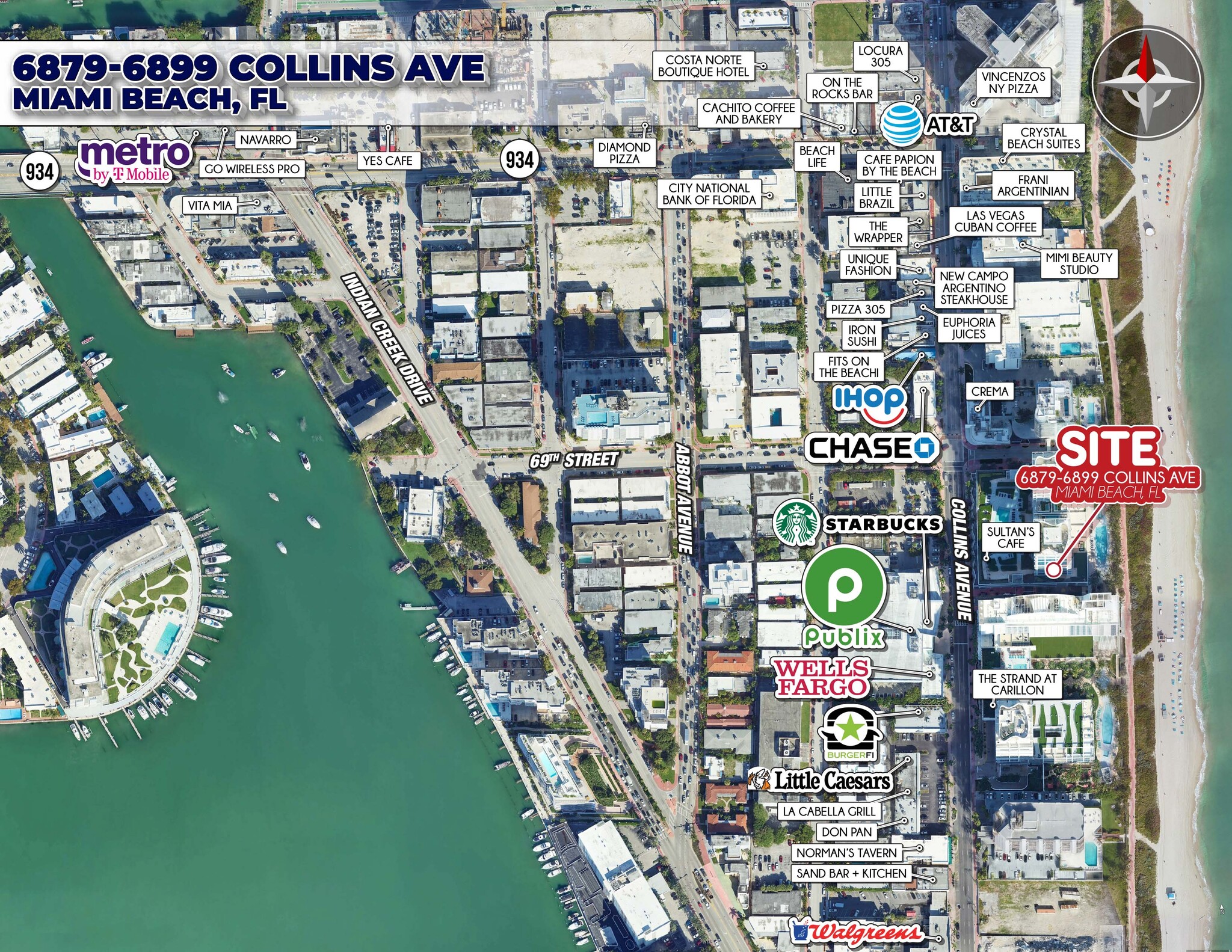 6879 Collins Ave, Miami Beach, FL for Rent