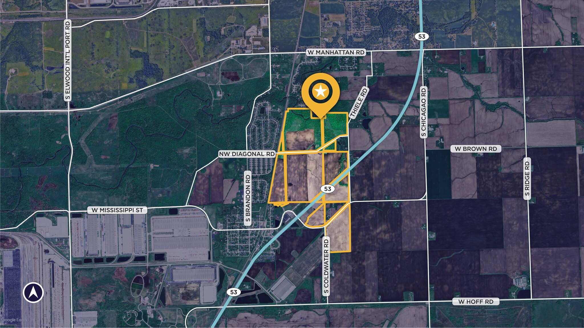 State Route 53, Elwood, IL for Sale