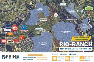 Liberty Hill, TX Commercial Land - 3148 Co 258