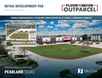 Pearland, TX Commercial Land - 3350 Business Center Dr