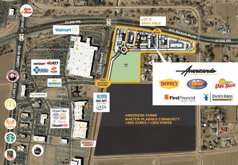 SEQ of Coors Blvd & Rio Bravo Blvd, Albuquerque, NM for Sale