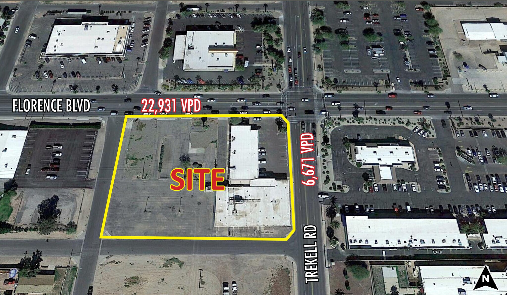 Florence Blvd Casa Grande, AZ 85122 Land Property for Lease on