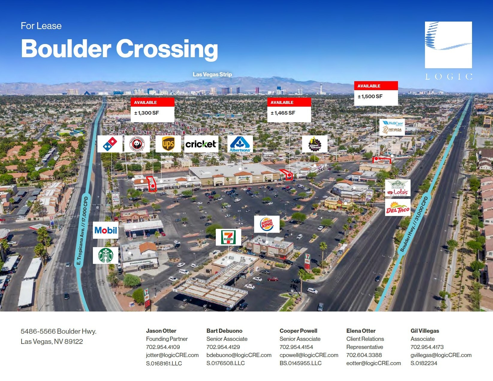 5486-5566 Boulder Hwy, Las Vegas, NV for Rent