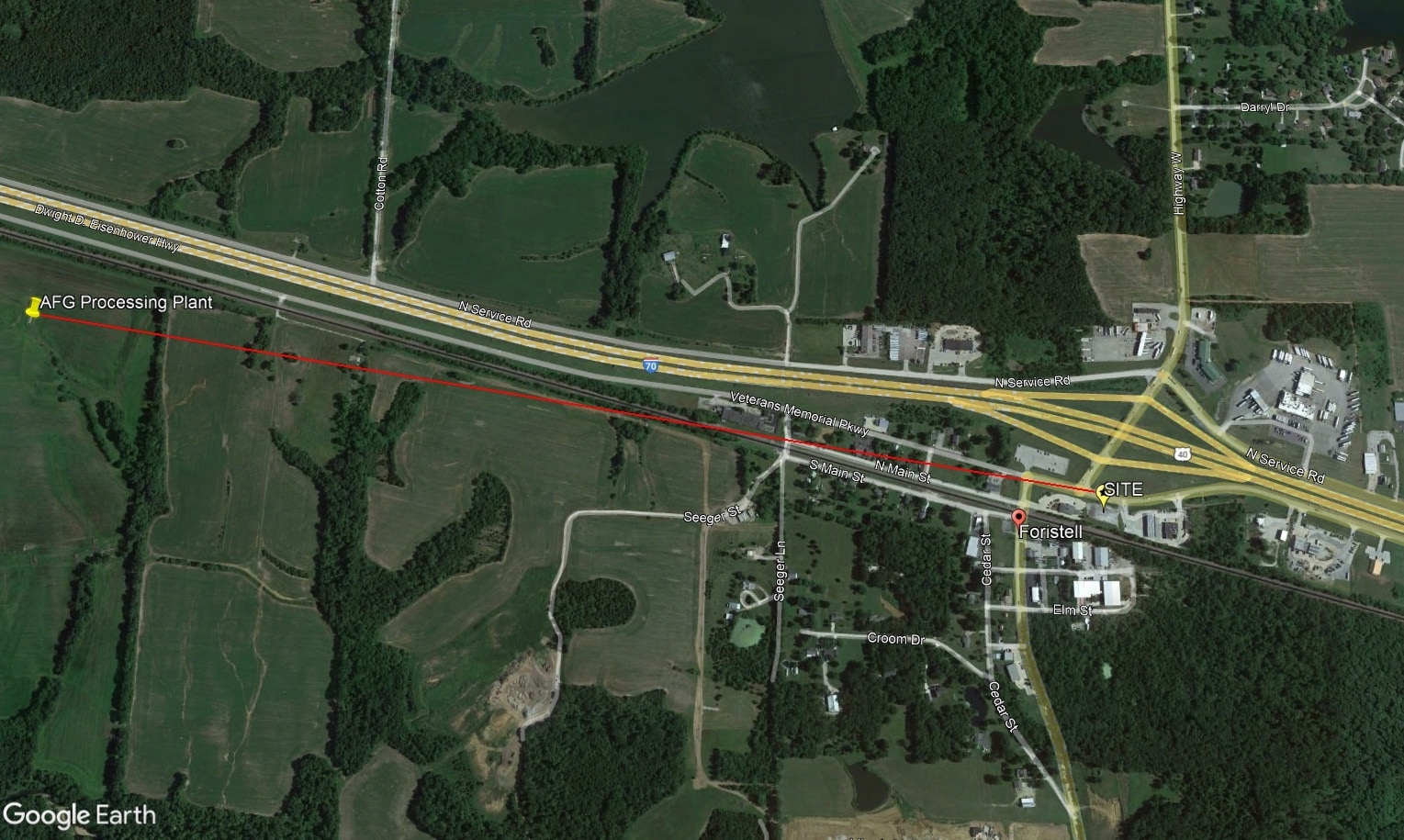 3166 S Service Rd Foristell, MO 63348 Land Property for Sale on