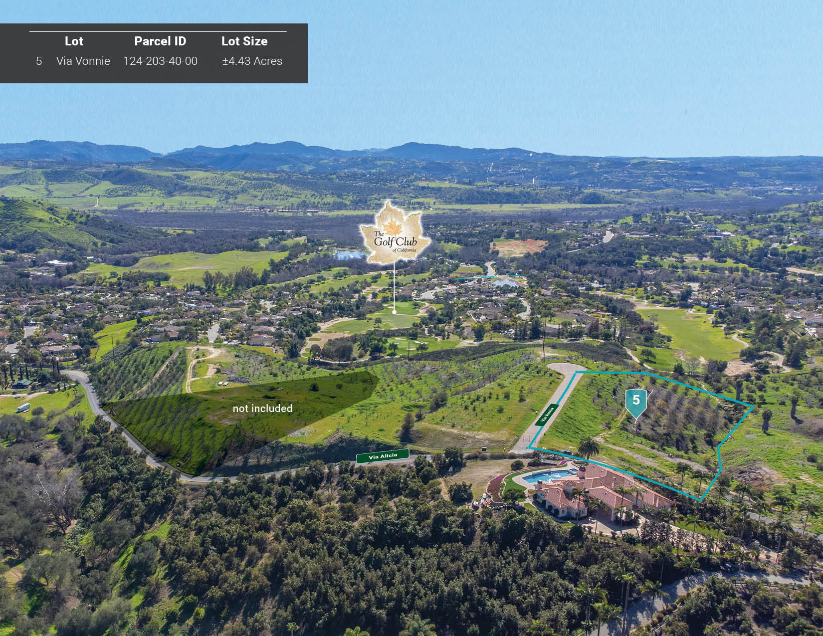 00 Via Alicia Via, Fallbrook, CA for Sale