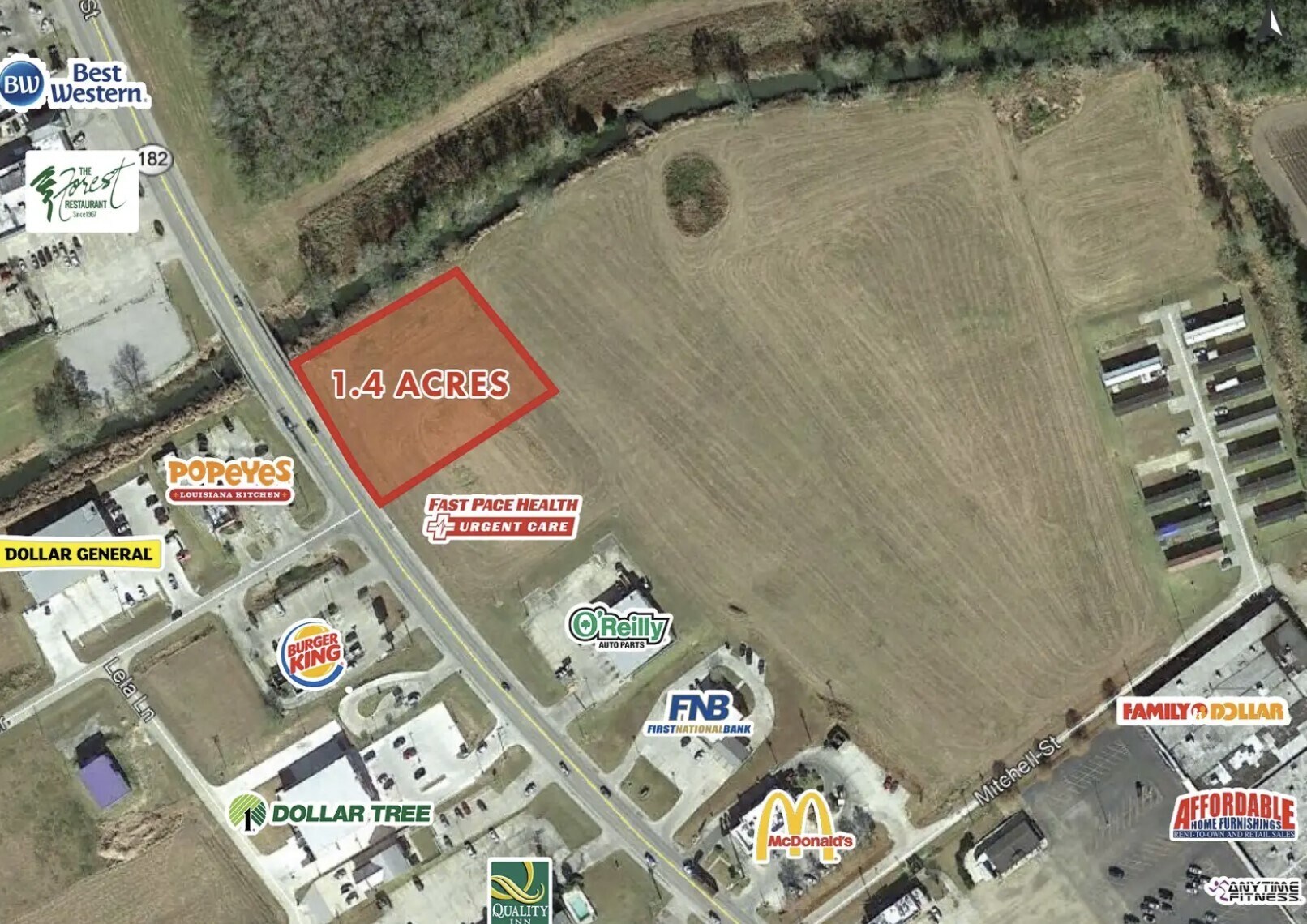 1910 Main Street-1.40 Acres, Franklin, LA for Sale