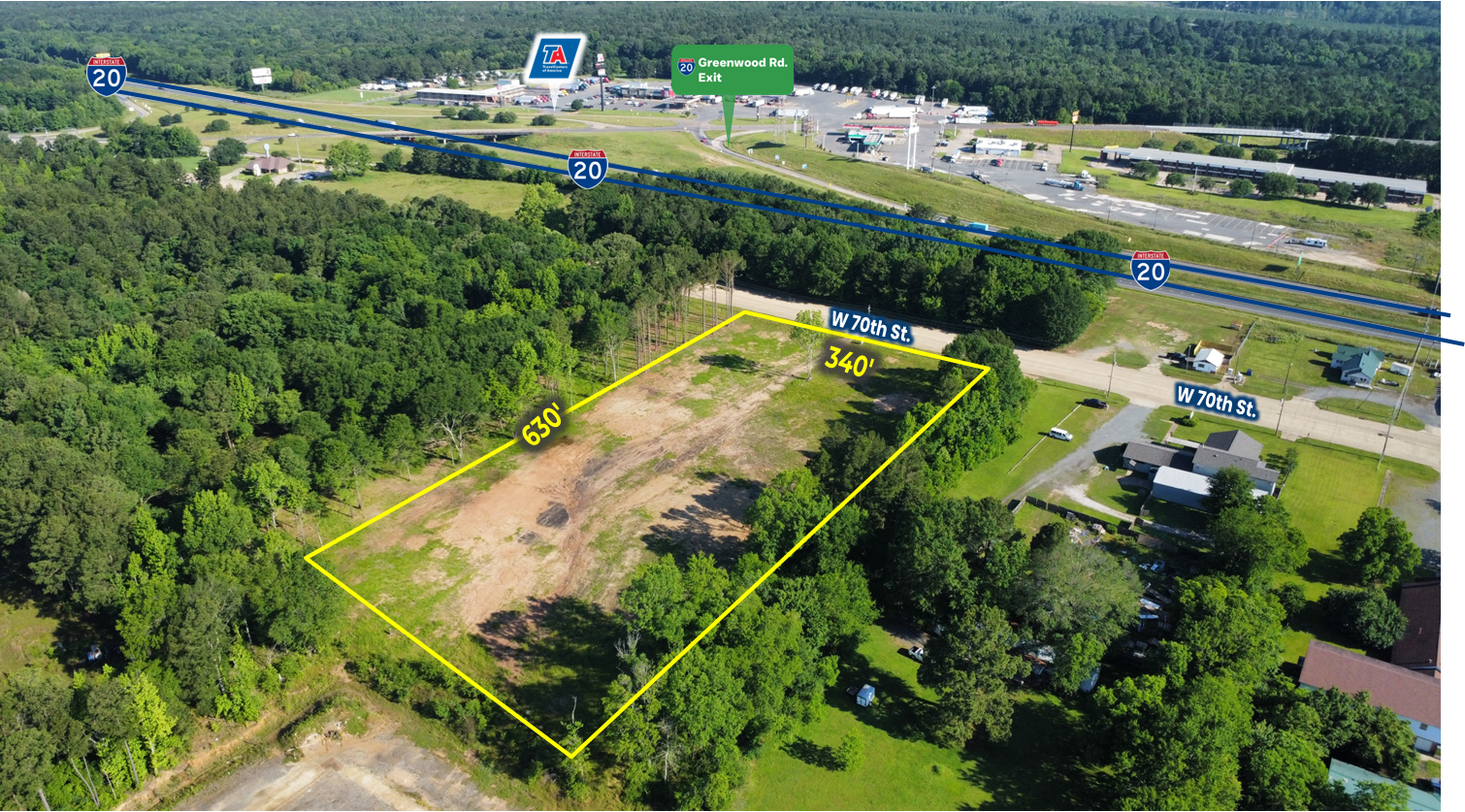 W 70th St, Greenwood, LA for Sale