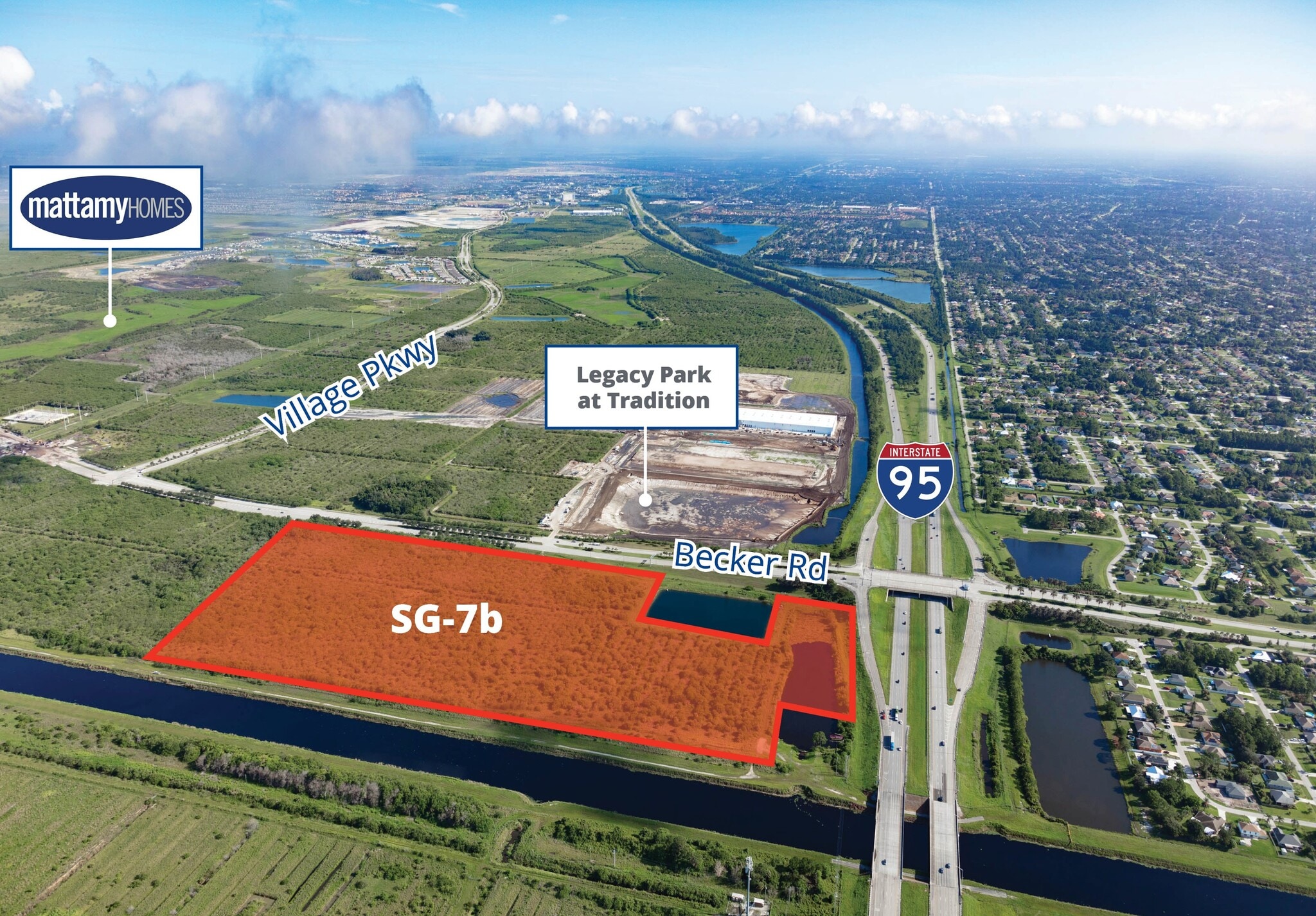 I-95 & Becker Road, Port Saint Lucie, FL for Sale