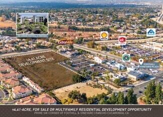 Rancho Cucamonga, CA Commercial Land - SWC of Foothill Blvd & Vineyard Ave