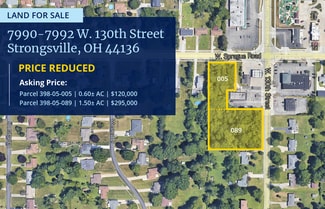 Strongsville, OH Commercial Land - 7990-7992 W 130th St Strongsville, OH Commercial Land - 7990-7992 W 130th St