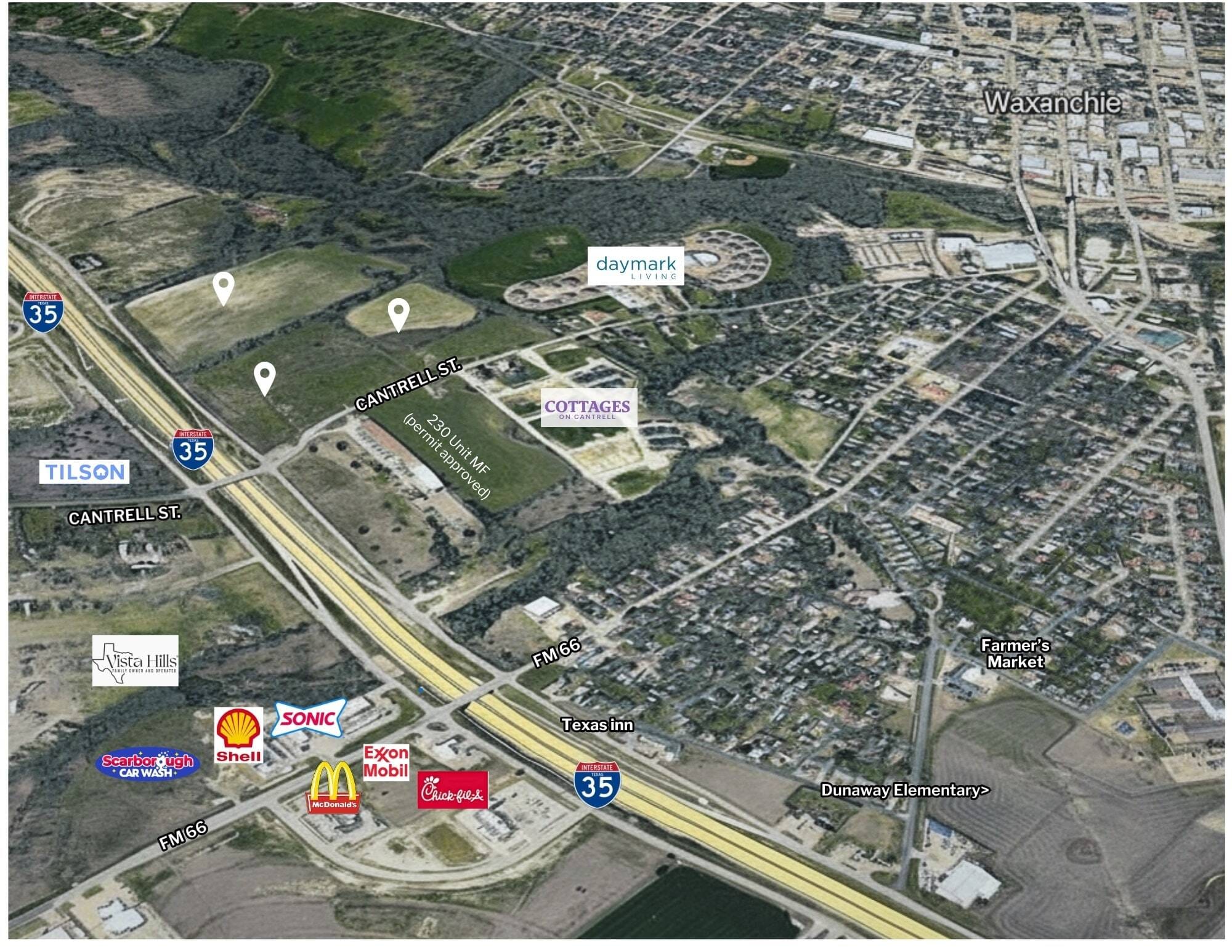 13.819 Acres I-35, Waxahachie, TX for Sale