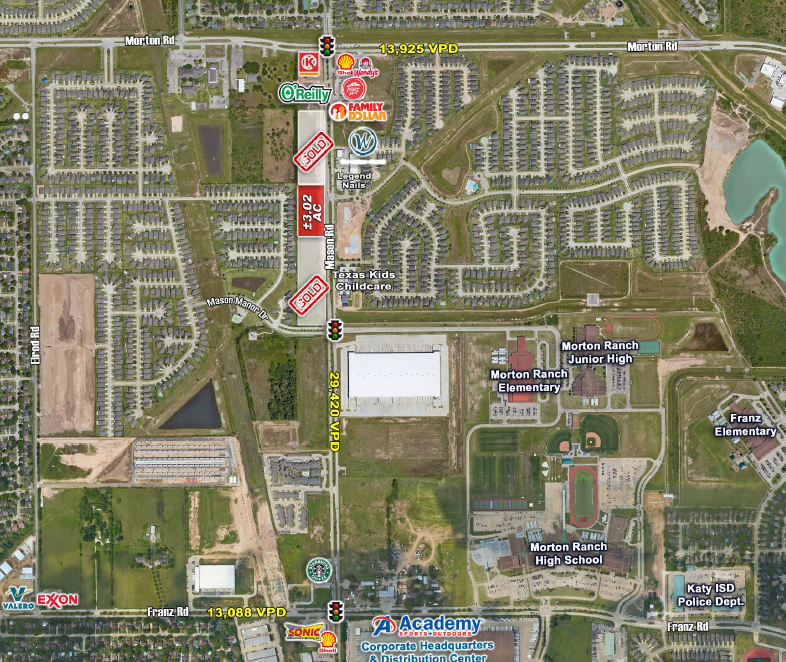 N Mason Rd & Mason Manor Dr, Park Row, TX for Sale