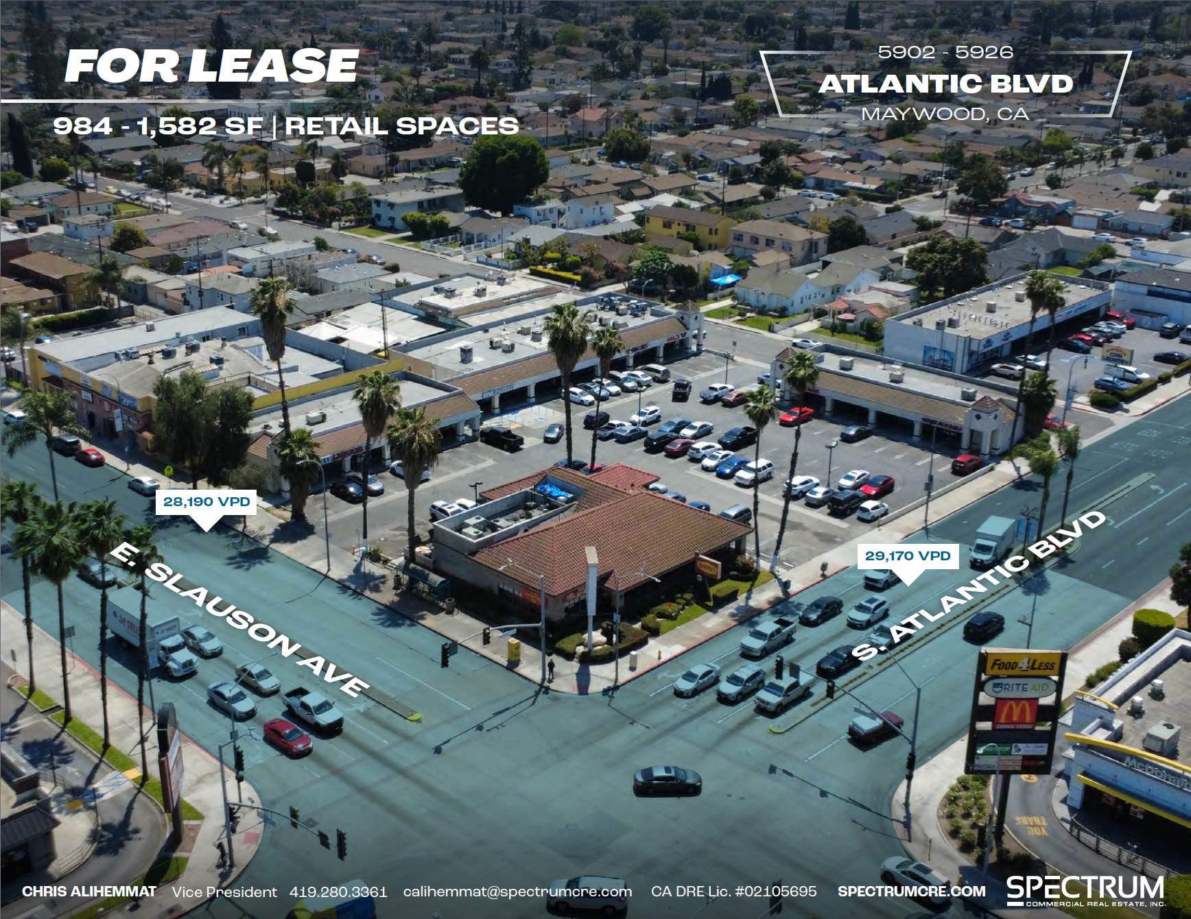 5900-5924 Atlantic Blvd, Maywood, CA for Rent