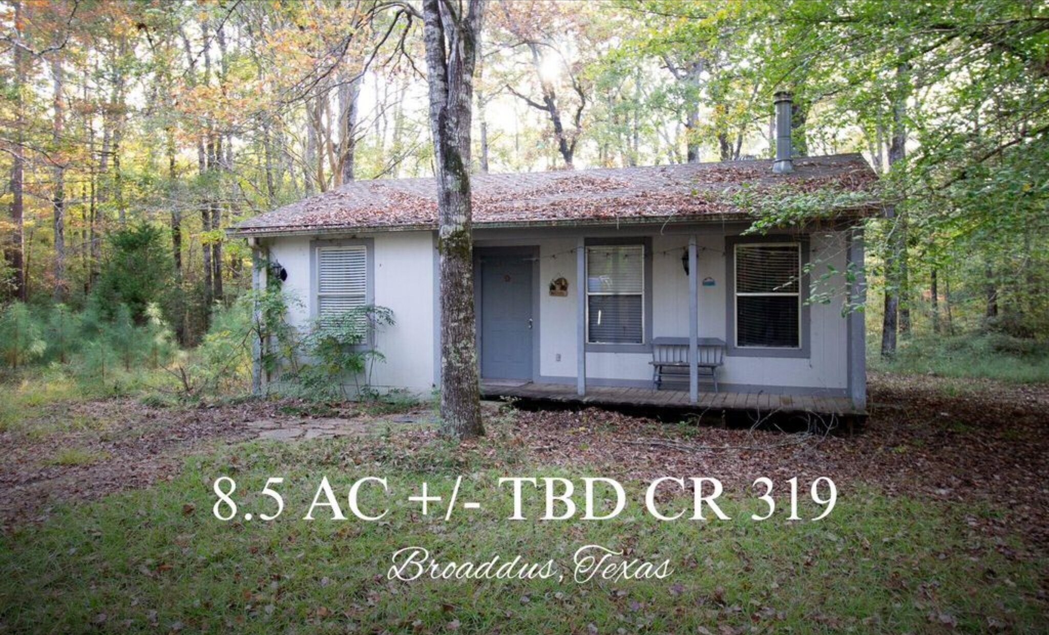 8.5 ACRES +/- TBD CR 319, Broaddus, TX for Sale