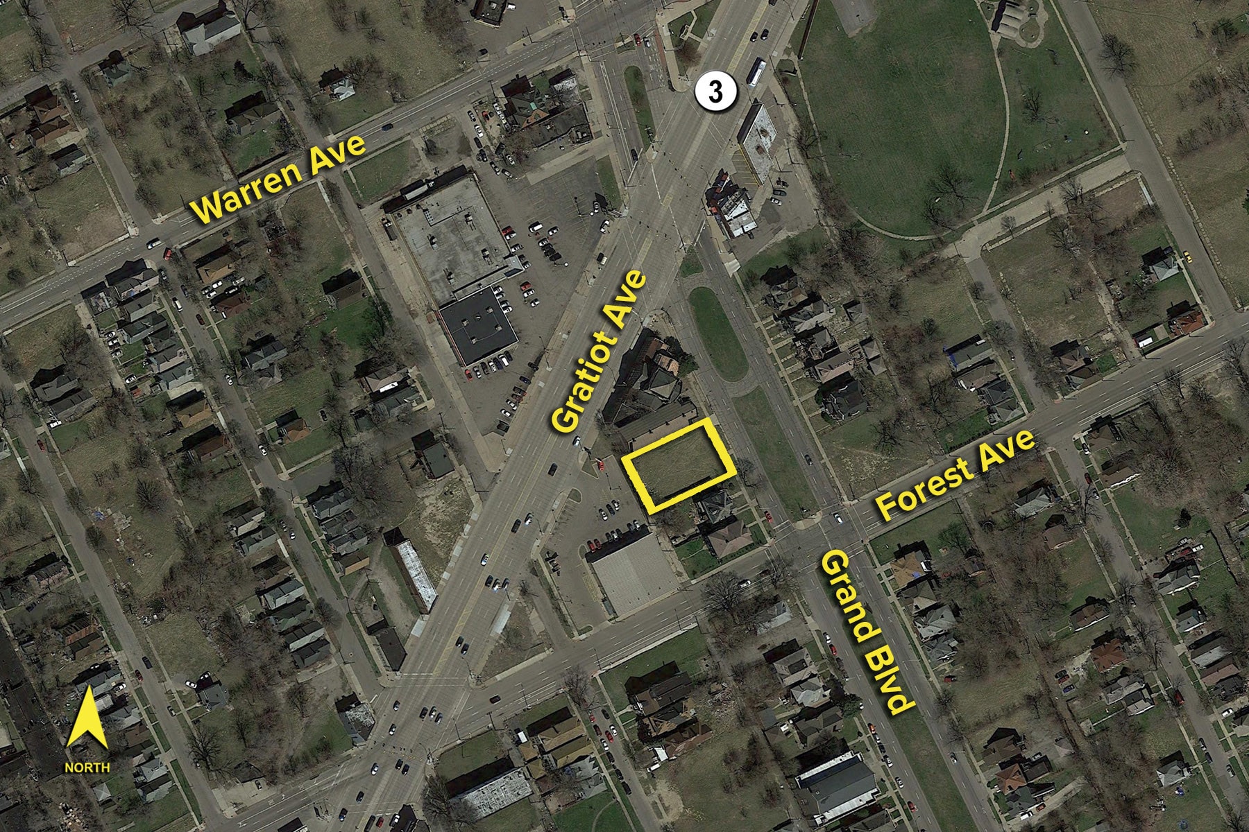 1093 E Grand Blvd Detroit, MI 48207 Land Property for Sale on