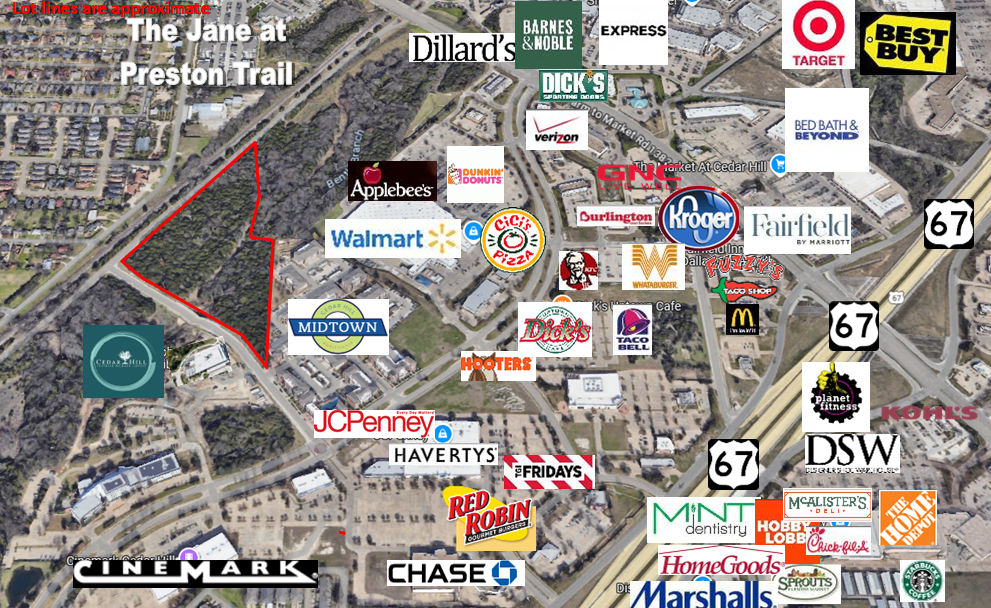 600-700 N Cedar Hill Rd, Cedar Hill, TX for Sale