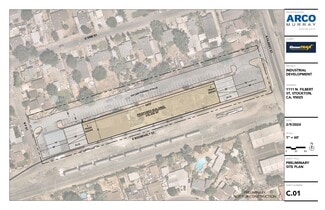 Stockton, CA Industrial Land - 1111 N Filbert St