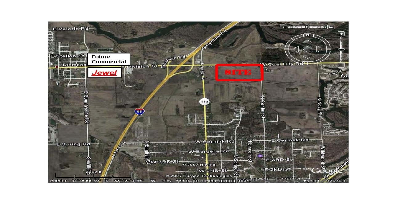 W Coal City Rd @ IL-13, Braidwood, IL for Sale