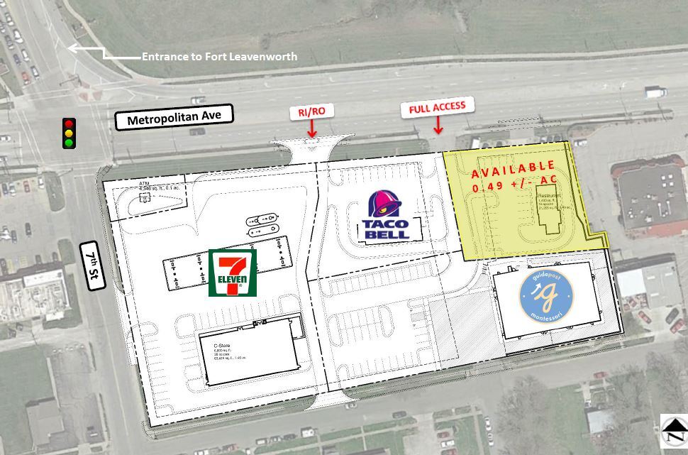 551 Metropolitan Ave Leavenworth, KS 66048 Land Property for Lease on