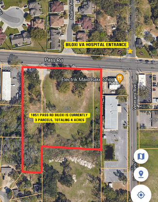 Biloxi, MS Commercial Land - 1851 Pass Rd