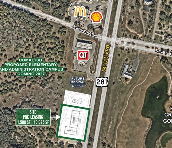 HWY 281 & Rolling Creek, Spring Branch, TX for Rent