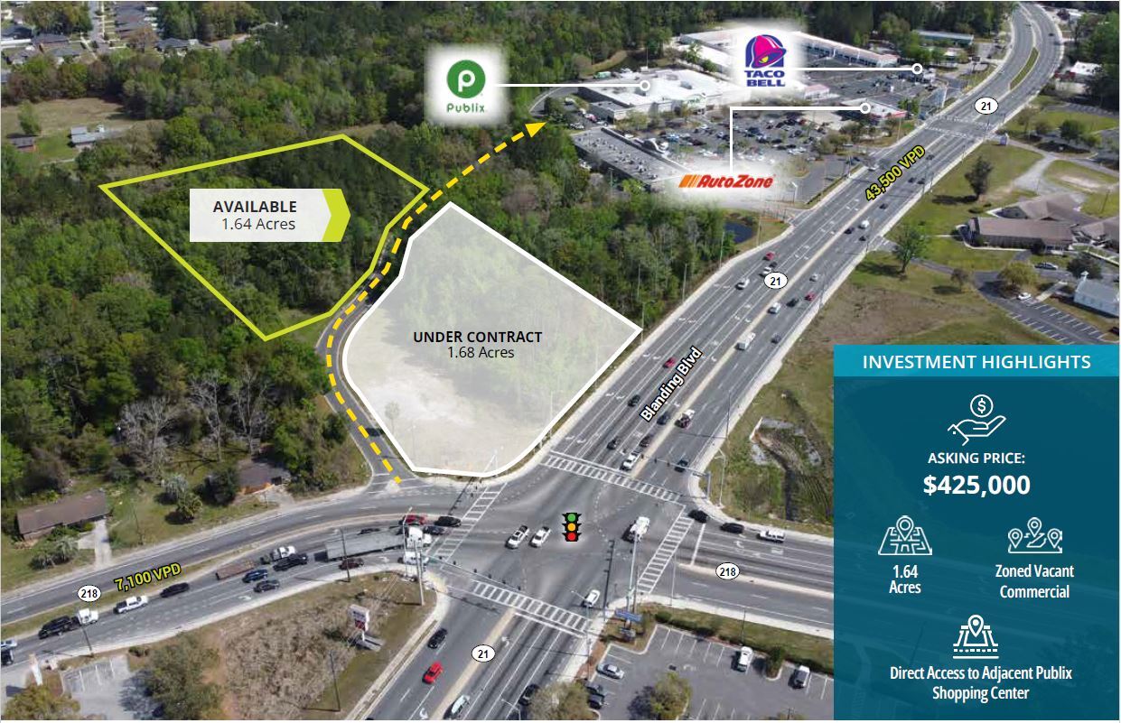 Blanding Blvd & 218, Middleburg, FL for Sale