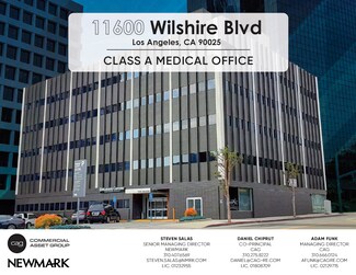 Los Angeles, CA Office/Medical, Office/Retail, Medical - 11600 Wilshire Blvd Los Angeles, CA Office/Medical, Office/Retail, Medical - 11600 Wilshire Blvd